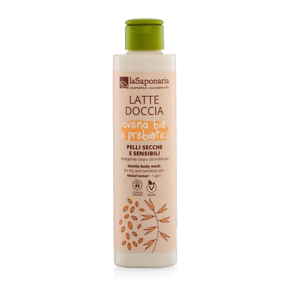 La Saponaria Avena Latte Doccia bagnodoccia 200ml pelle secca