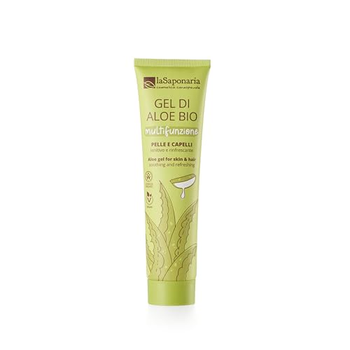 LaSaponaria Aloe Vera Bio Gel Viso Corpo 150 ml 96% puro lenitivo