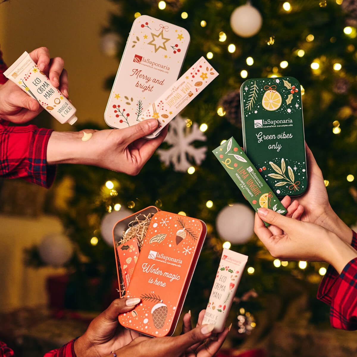 La Saponaria Scrigno Mani Unghie set limone crema e lima