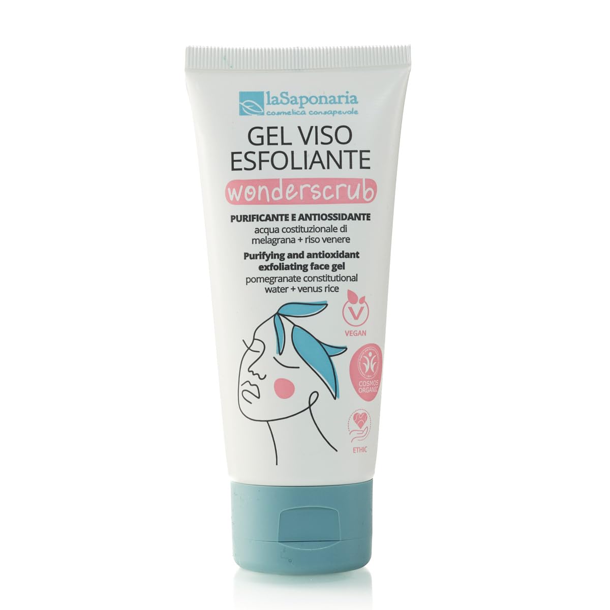 La Saponaria WonderScrub scrub viso 100 ml melagrana