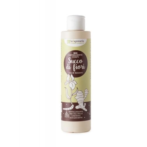 La Saponaria Succo di Fiori Gel Doccia Iris Zenzero 200 ml