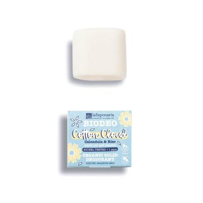 La Saponaria Cotton Cloud deodorante solido neutro senza profumo
