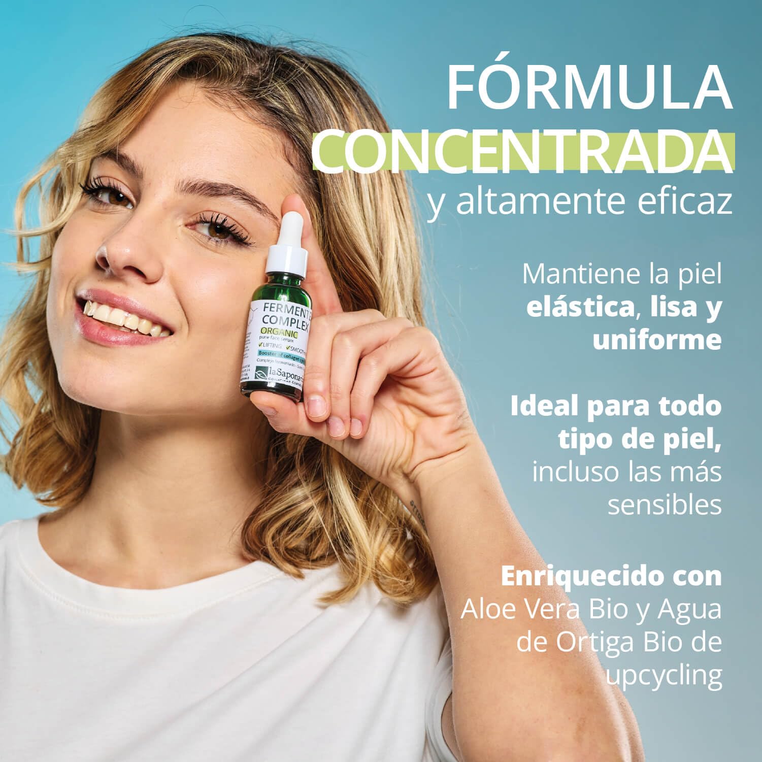 LaSaponaria Siero Viso Complesso Fermentato 30 ml Lifting