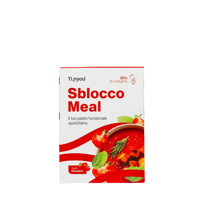 Ti.Mia Nuovo Sblocco Meal pasto sostitutivo pomodoro 3x55 g collagene