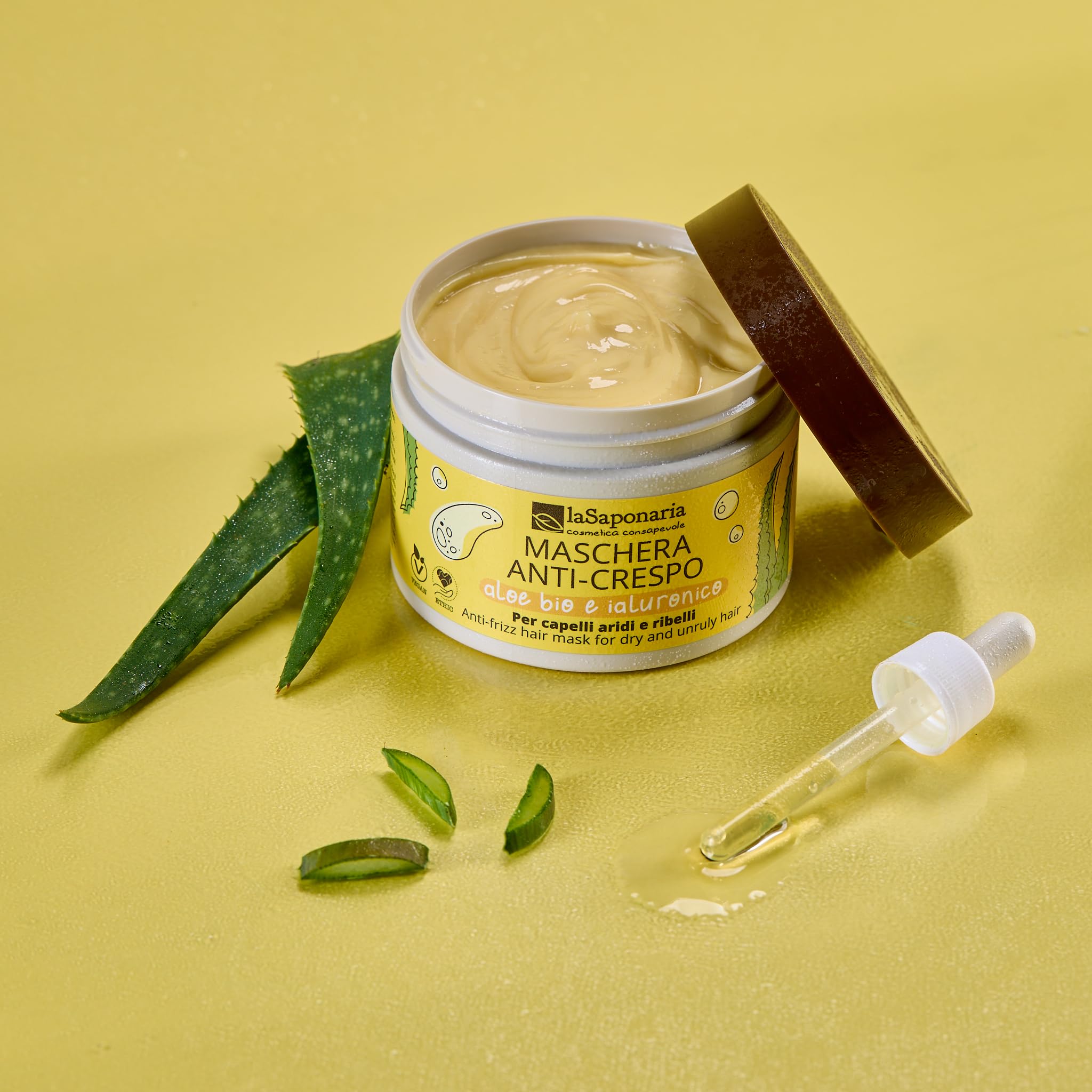La Saponaria Maschera Capelli Anticrespo 200 ml