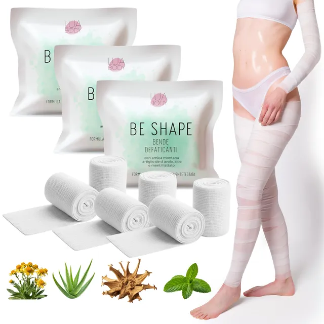 Lua Body Be Shape kit 3 bende gambe drenanti defaticanti