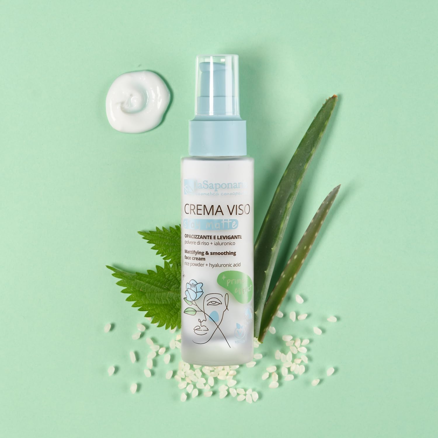 La Saponaria Stay Matte crema viso opacizzante 50 ml