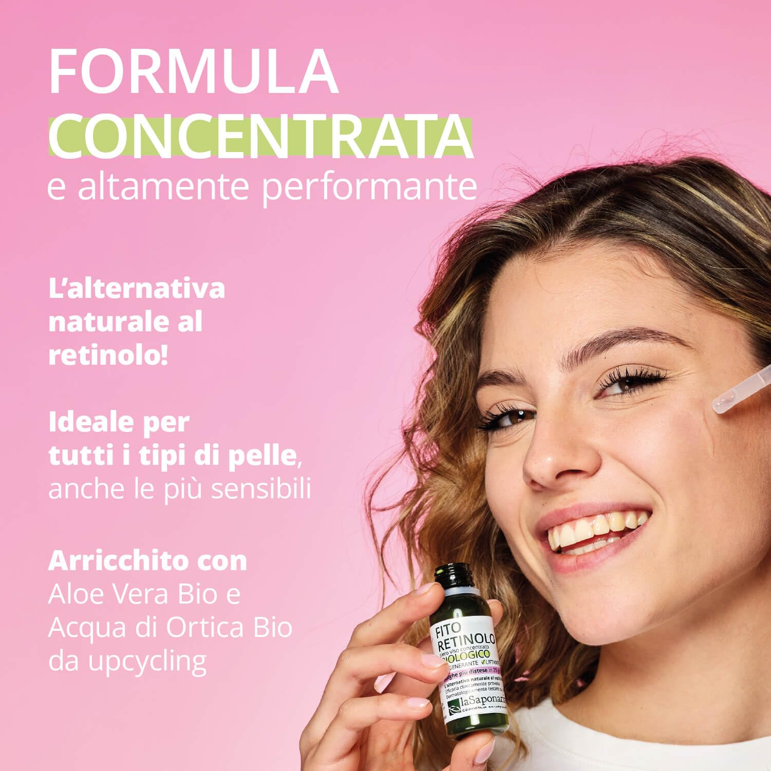 LaSaponaria Fitoretinolo Siero Viso 30 ml anti-age