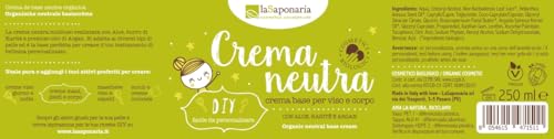 La Saponaria DIY Cream base neutra viso corpo 250ml