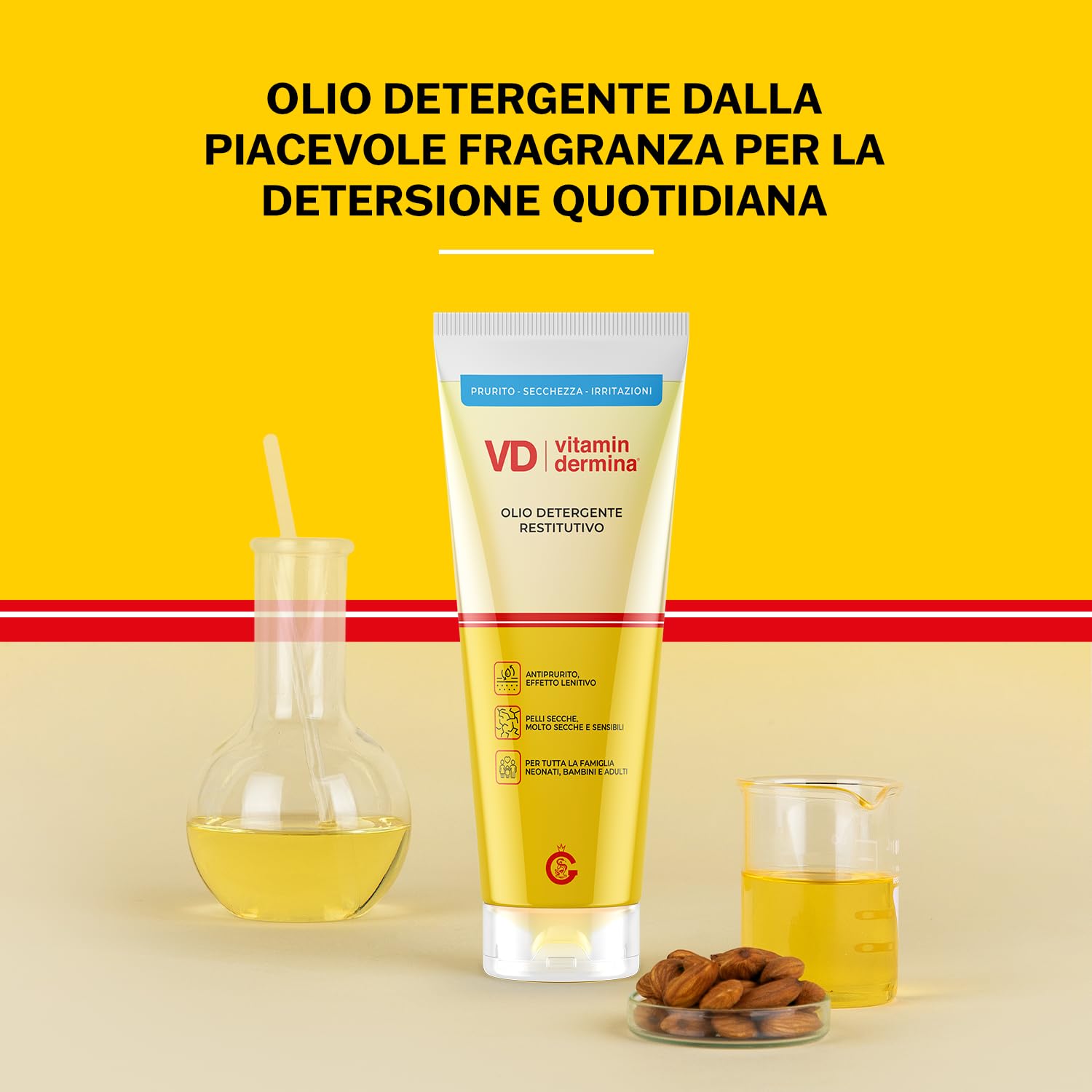 Vitamindermina Restitutivo olio detergente 250 ml lenitivo