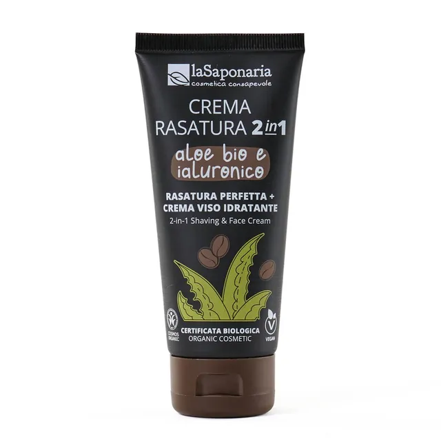 La Saponaria Uomo 2in1 crema rasatura e viso 100 ml