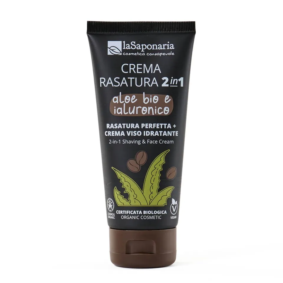 La Saponaria Uomo 2in1 crema rasatura e viso 100 ml