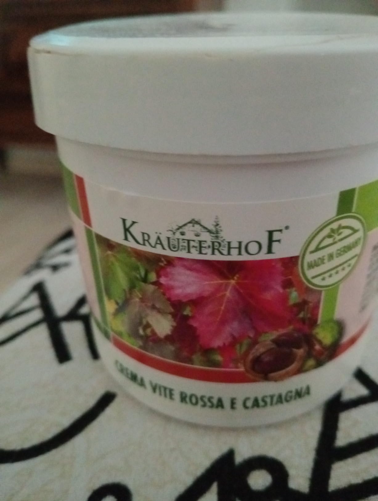 Kräuterhof Vite Rossa crema gambe 500 ml pantenolo