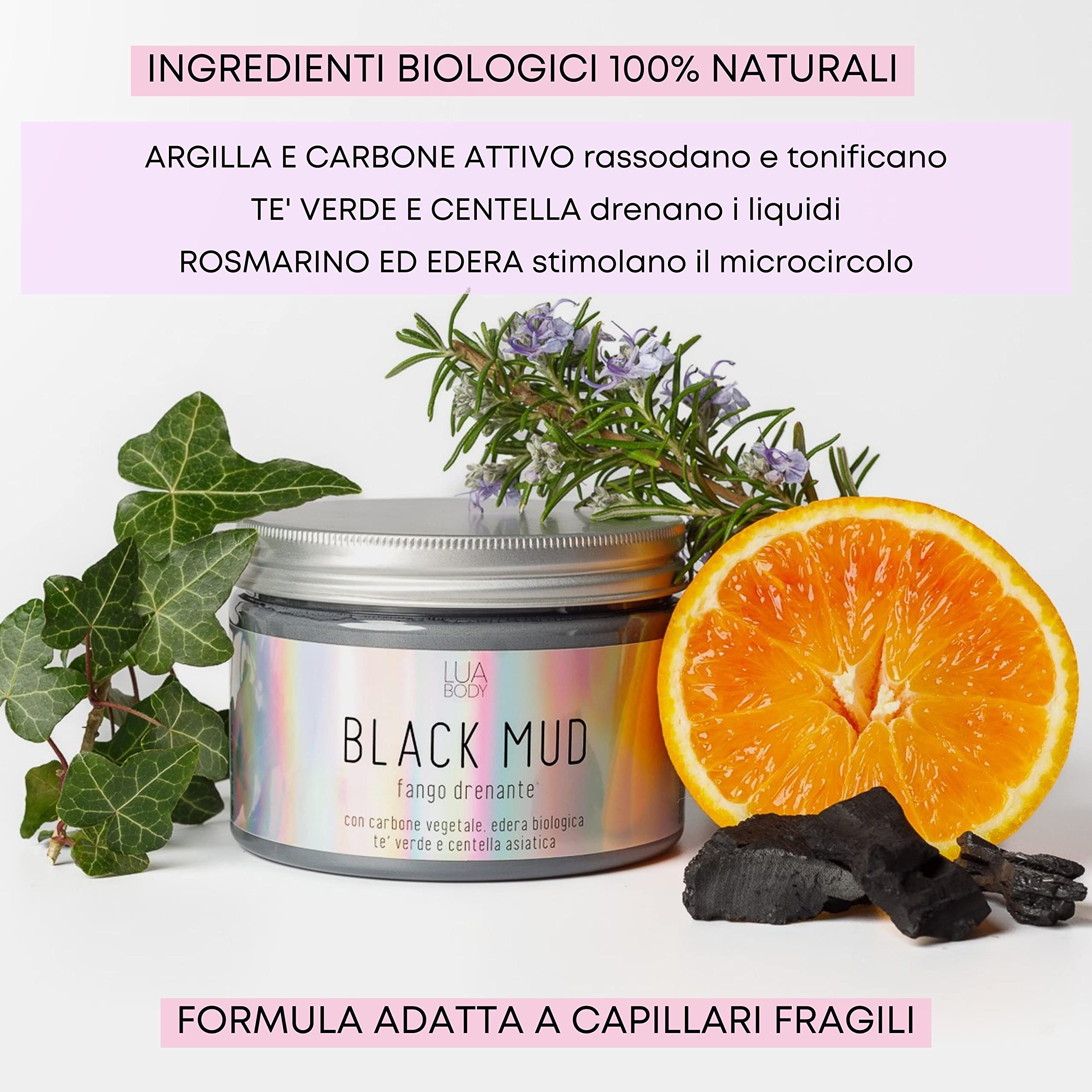 Lua Body Black Mud Fango Anticellulite 675 g drenante