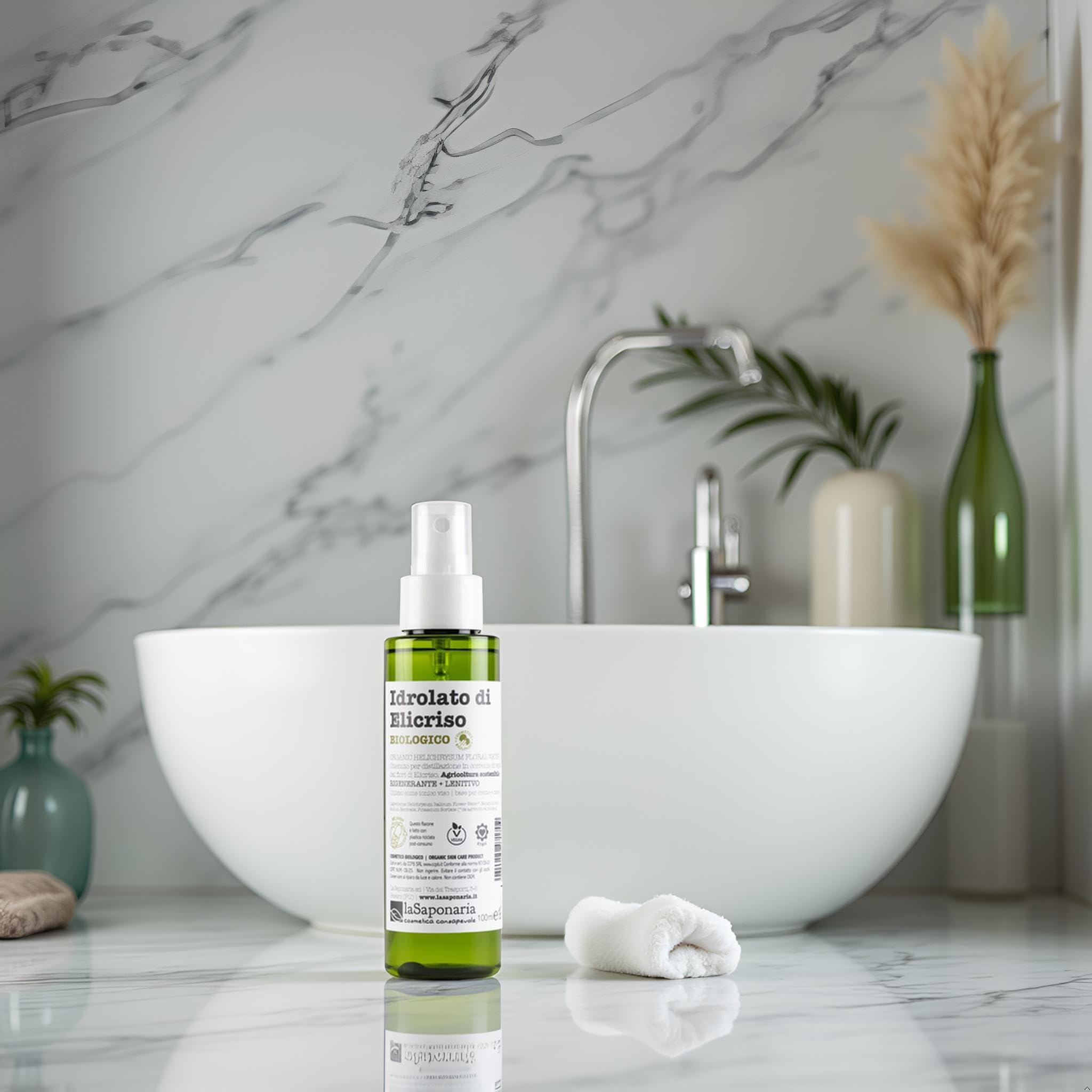 La Saponaria Idrolato Elicriso Bio Acqua Viso 100 ml couperose