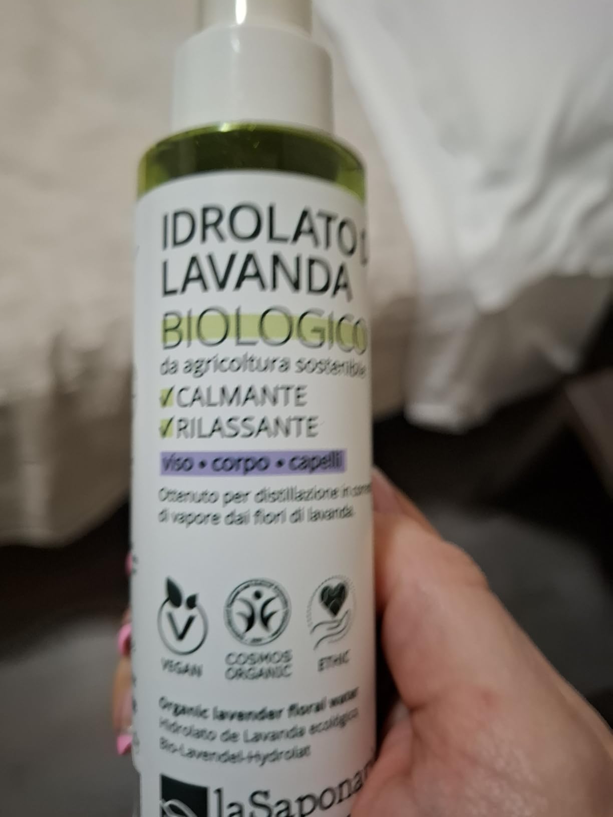 La Saponaria Idrolato Lavanda Tonico Viso 100 ml Lenitivo