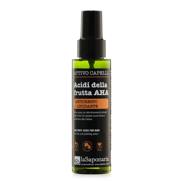 La Saponaria Acidi Frutta AHA Spray Capelli 100 ml Fiori Arancio