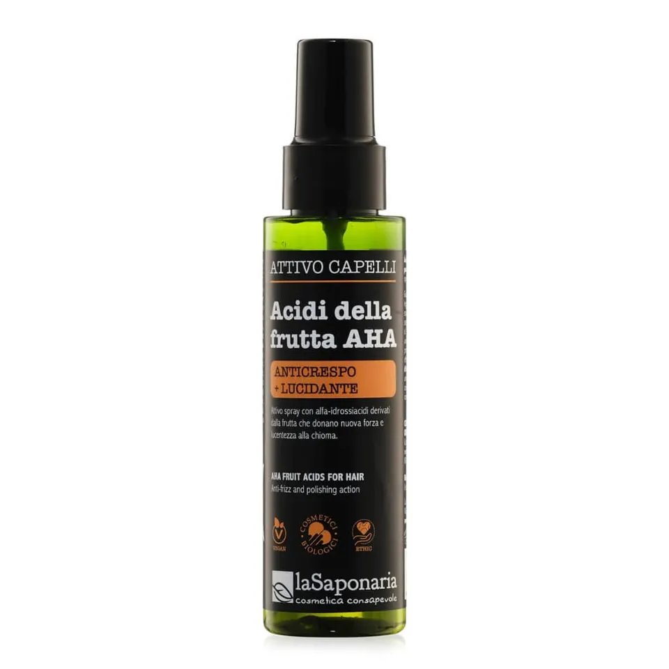 La Saponaria Acidi Frutta AHA Spray Capelli 100 ml Fiori Arancio