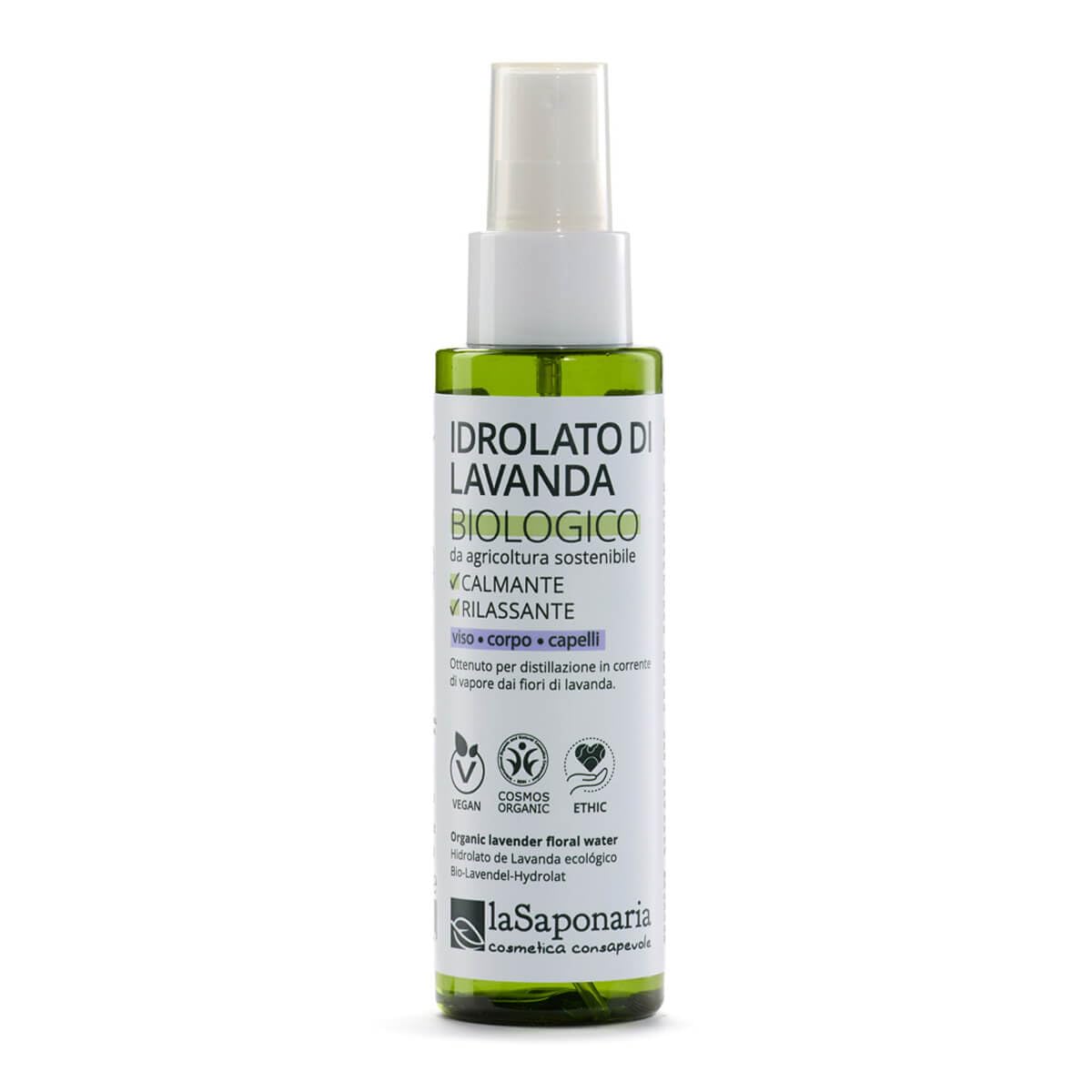 La Saponaria Idrolato Lavanda Tonico Viso 100 ml Lenitivo