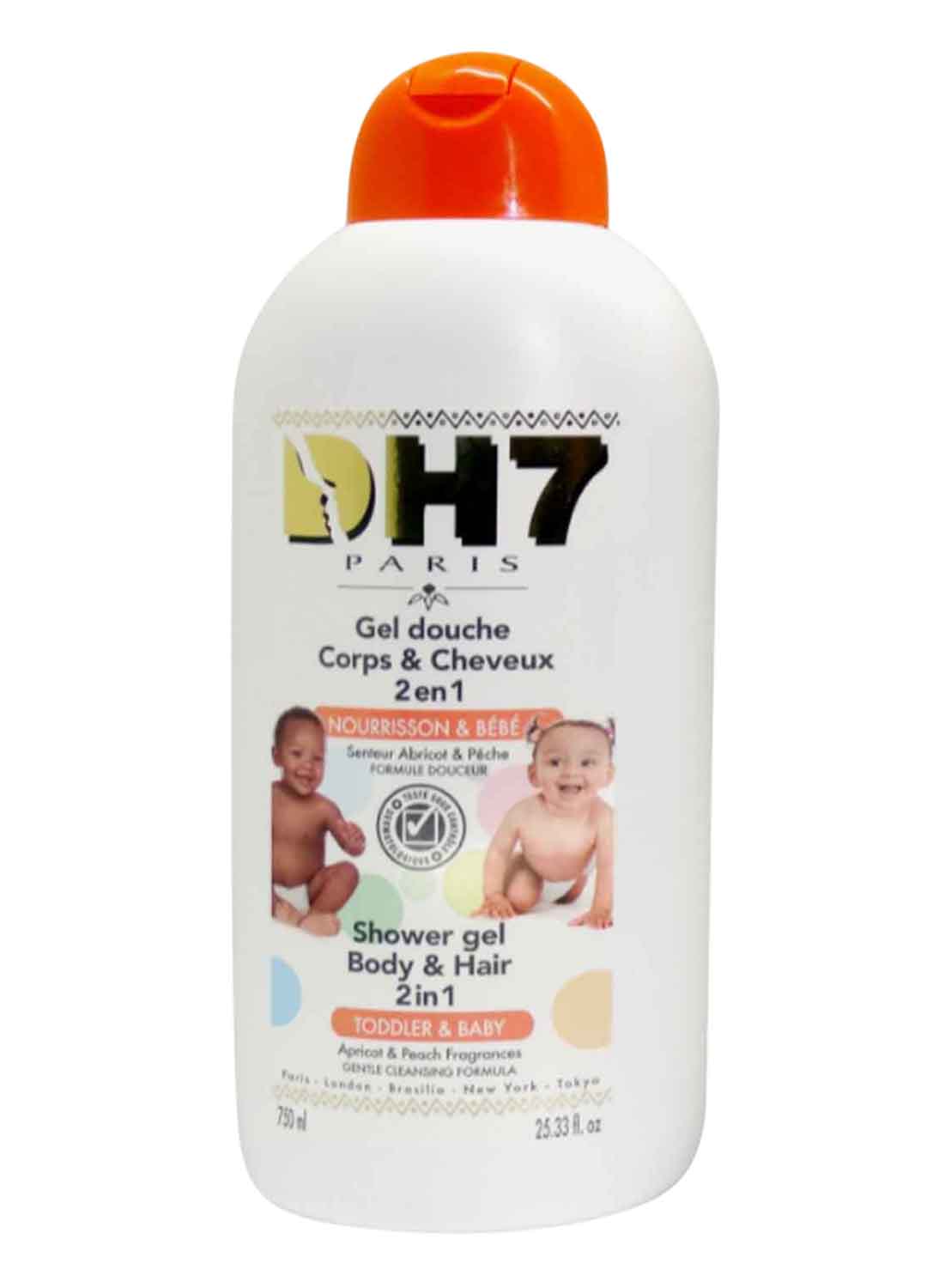 Beldam DH7 Apricot Peach bagnoschiuma bimbi albicocca pesca 2in1