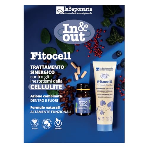 La Saponaria Fitocell In & Out kit cellulite crema+integratore