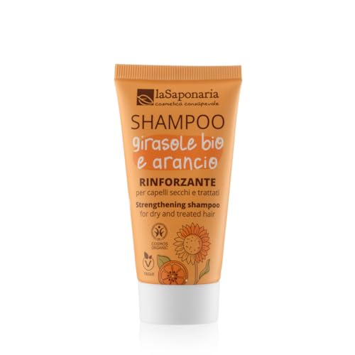 LaSaponaria Girasole Bio e Arancio Shampoo Rinforzante 30 ml capelli secchi