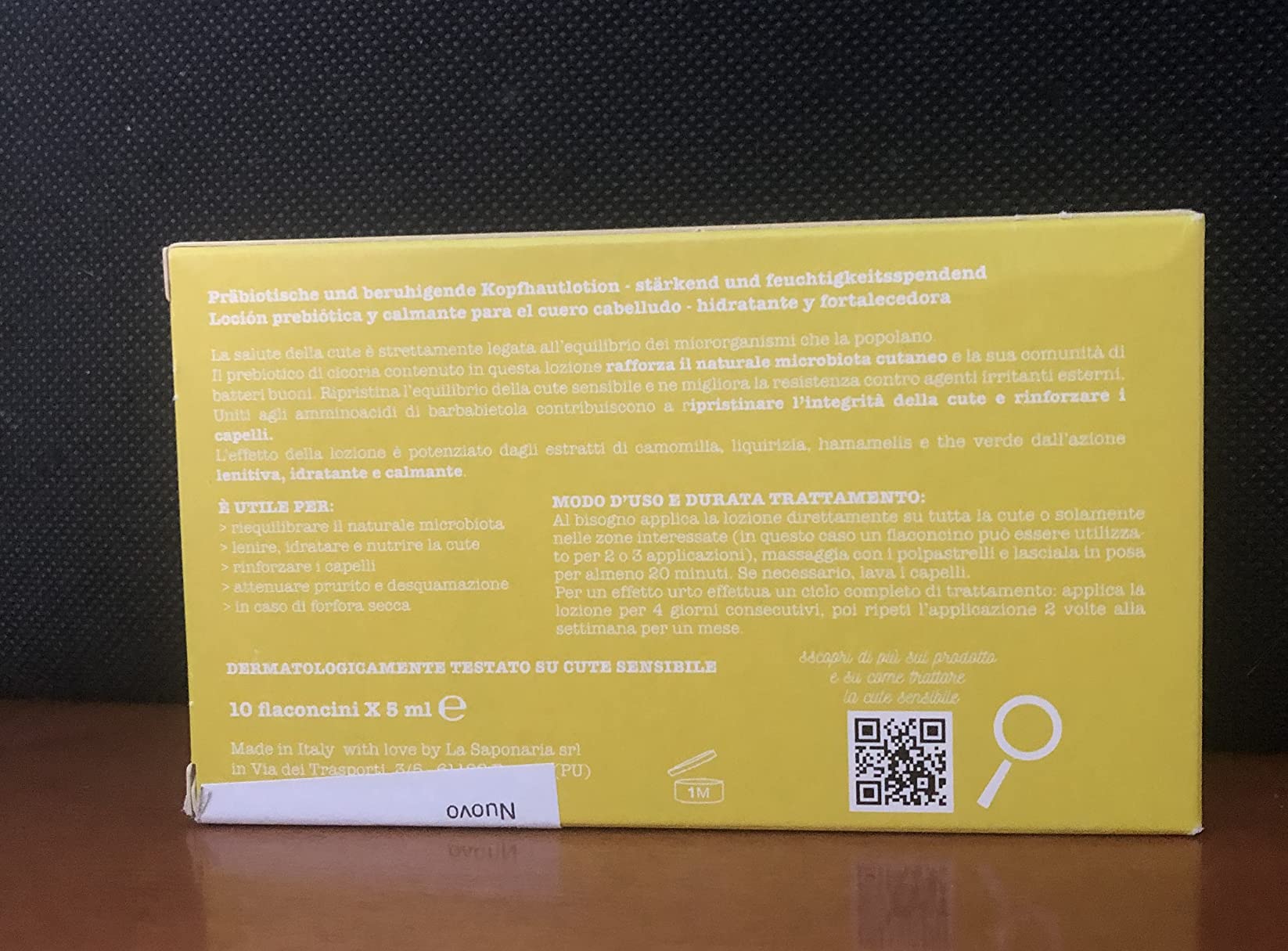 La Saponaria Inner lozione cute 10x5 ml lenitiva