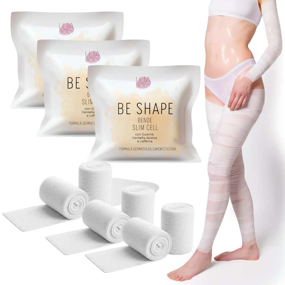 Lua Body Be Shape Slim Cell bende anticellulite kit 3 pezzi drenanti