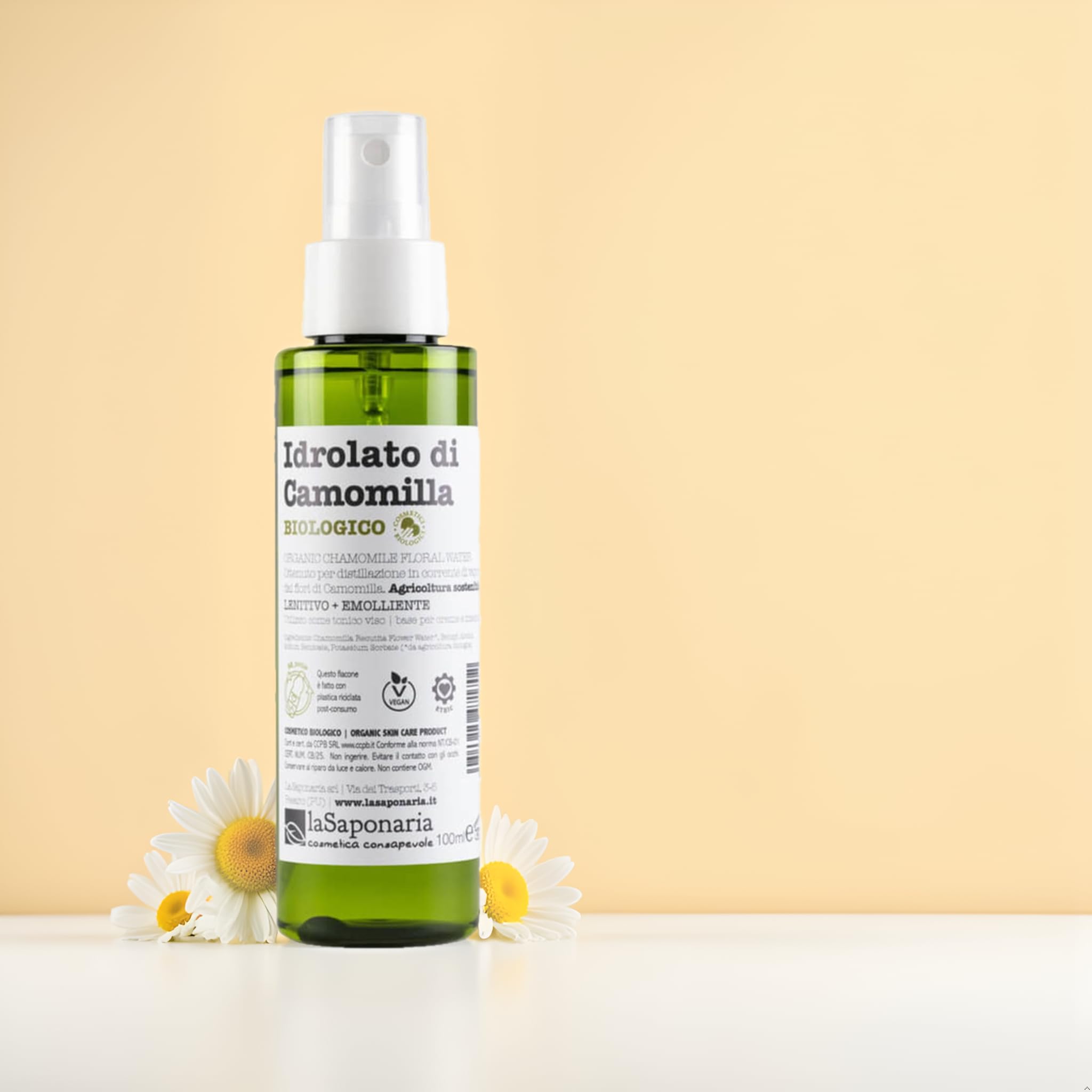 La Saponaria Idrolato Camomilla viso 100 ml pelli sensibili