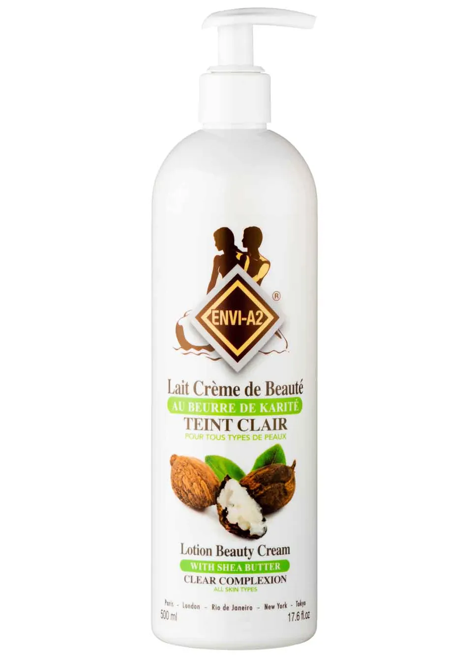 Beldam Envi A2 Lightening Latte Corpo Karité 500 ml Pelle Secca