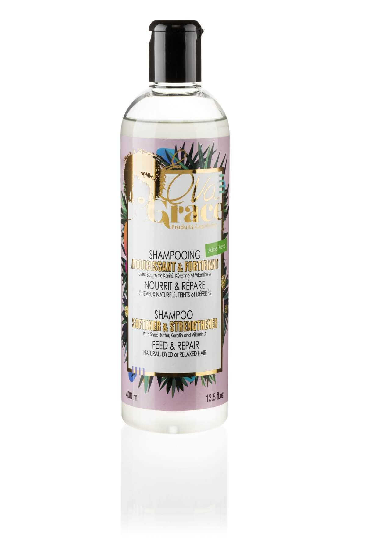 Beldam Eva Grace Softener & Strengthener Shampoo 400 ml Aloe