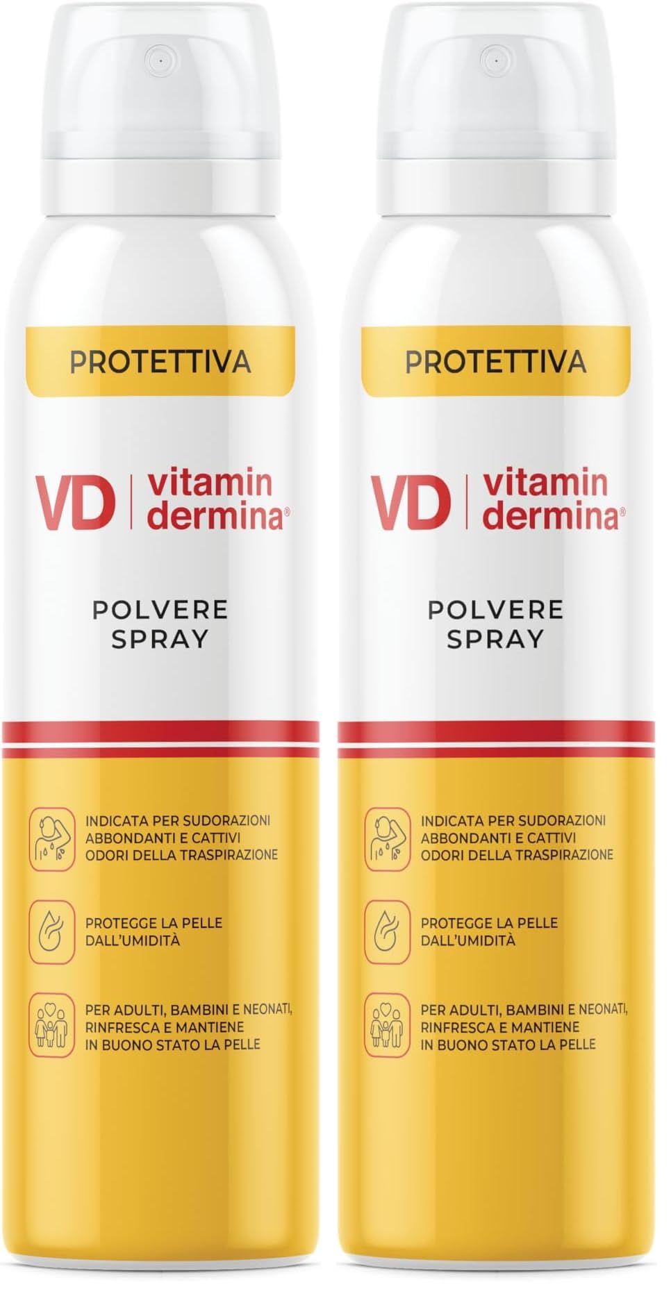 Vitamindermina Polvere Spray senza Talco Riso 150 ml