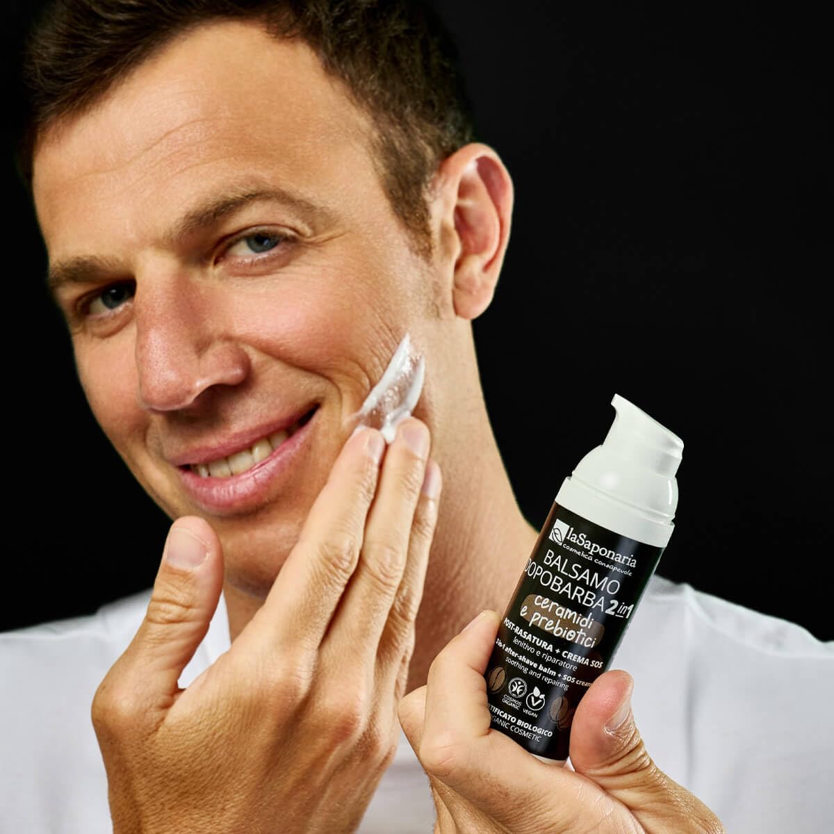 La Saponaria Uomo 2in1 balsamo dopobarba 50 ml lenitivo