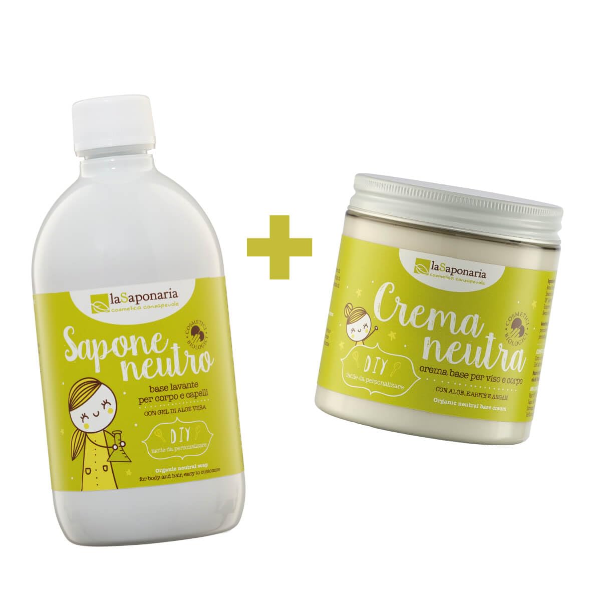 La Saponaria DIY Cream base neutra viso corpo 250ml