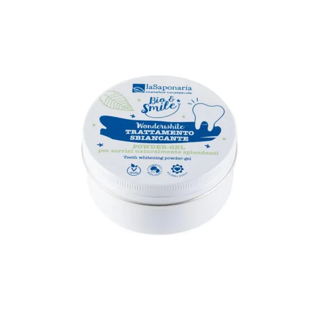 La Saponaria WonderWhite polvere sbiancante denti 50ml