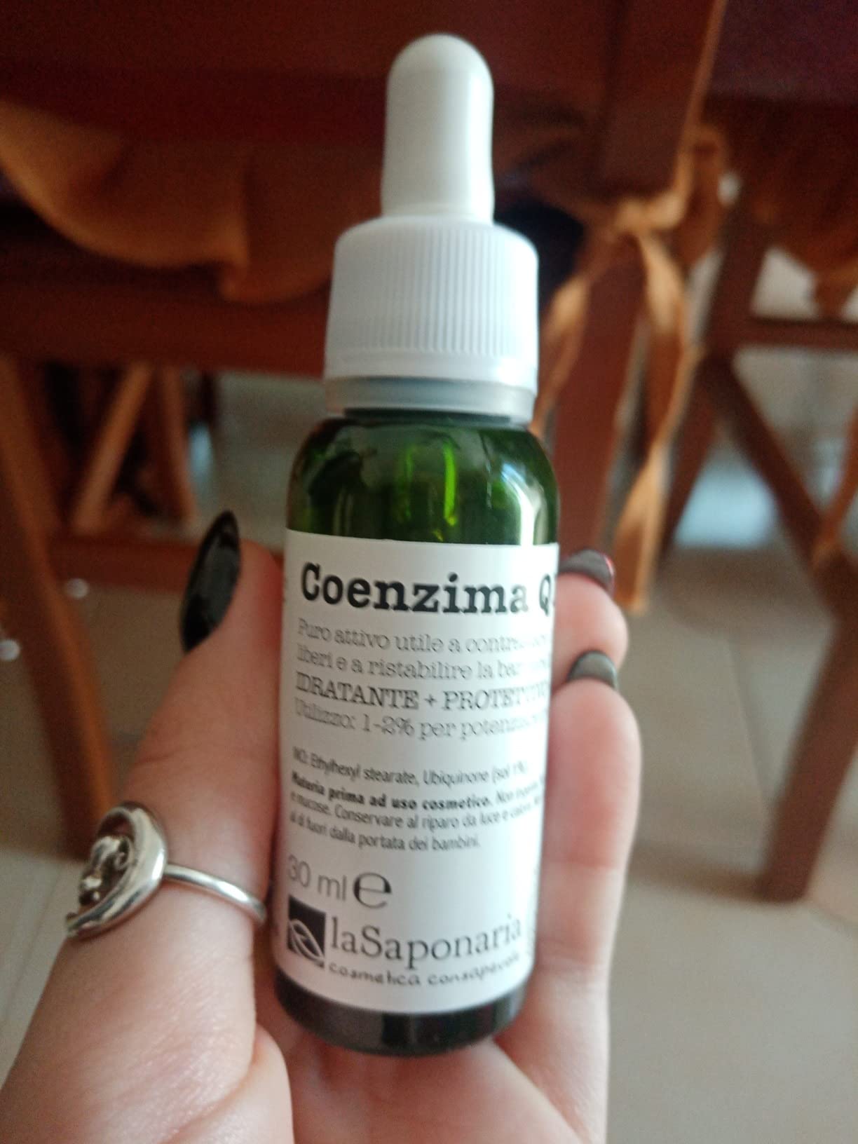 La Saponaria Siero Viso Coenzima Q10 30 ml antiossidante