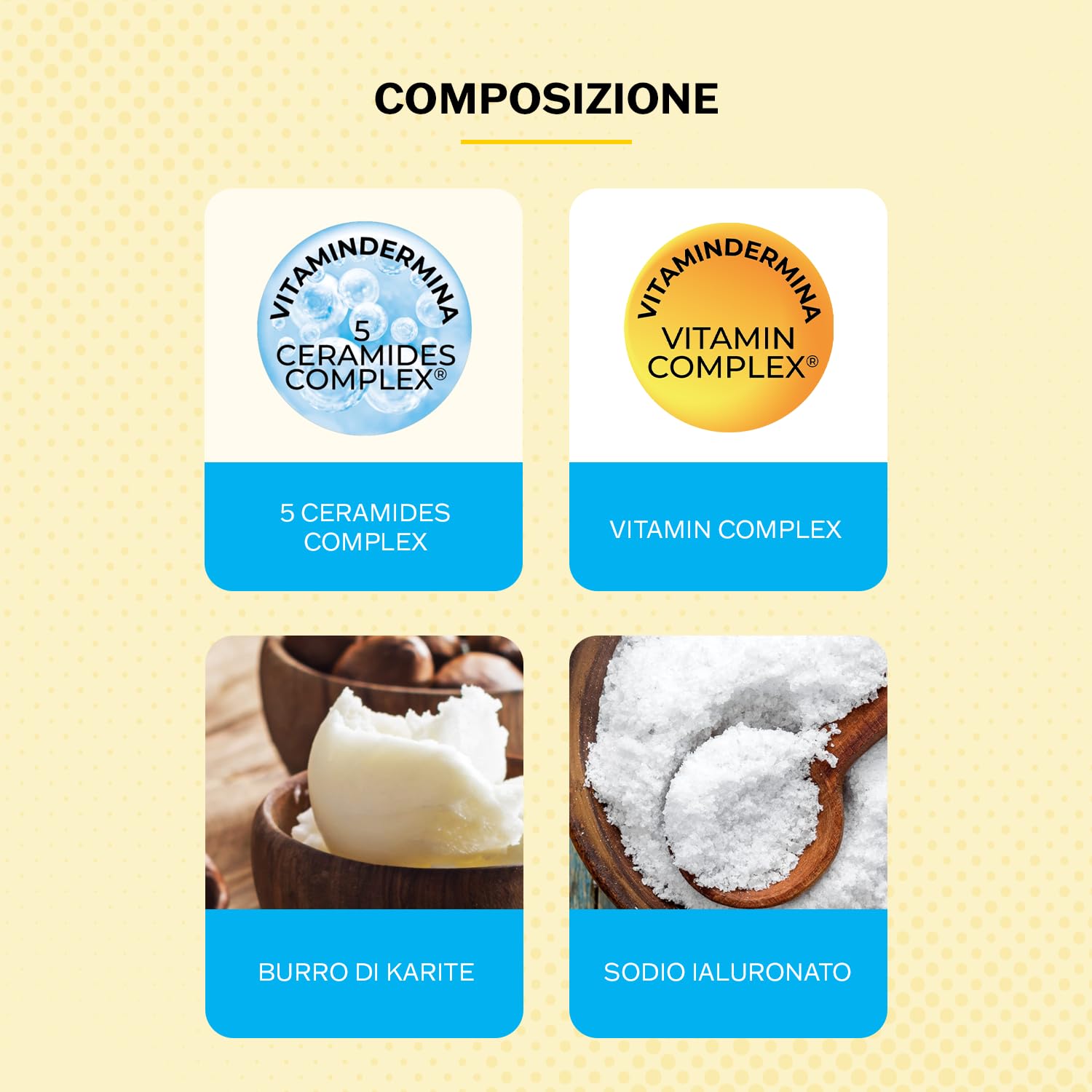 Vitamindermina Crema Idratante Restitutiva 400 ml pelle secca