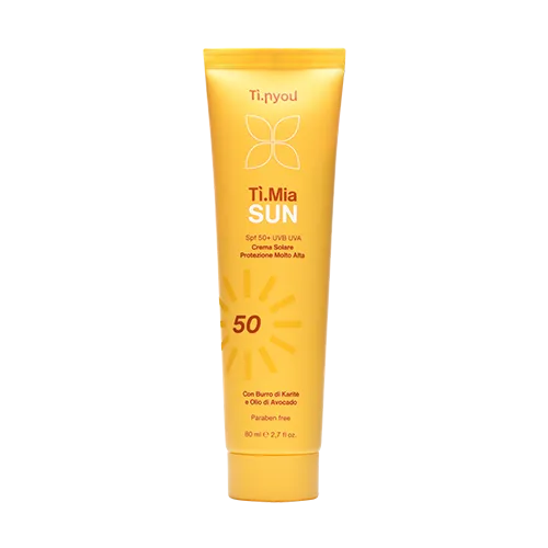 Ti.Mia Sun 50+ crema solare SPF 50+ 80 ml viso e corpo