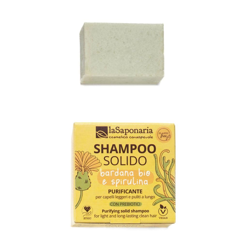 La Saponaria Shampoo Solido Purezza antiforfora 50 g