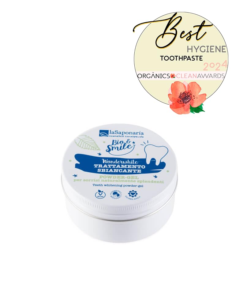 La Saponaria WonderWhite polvere sbiancante denti 50ml