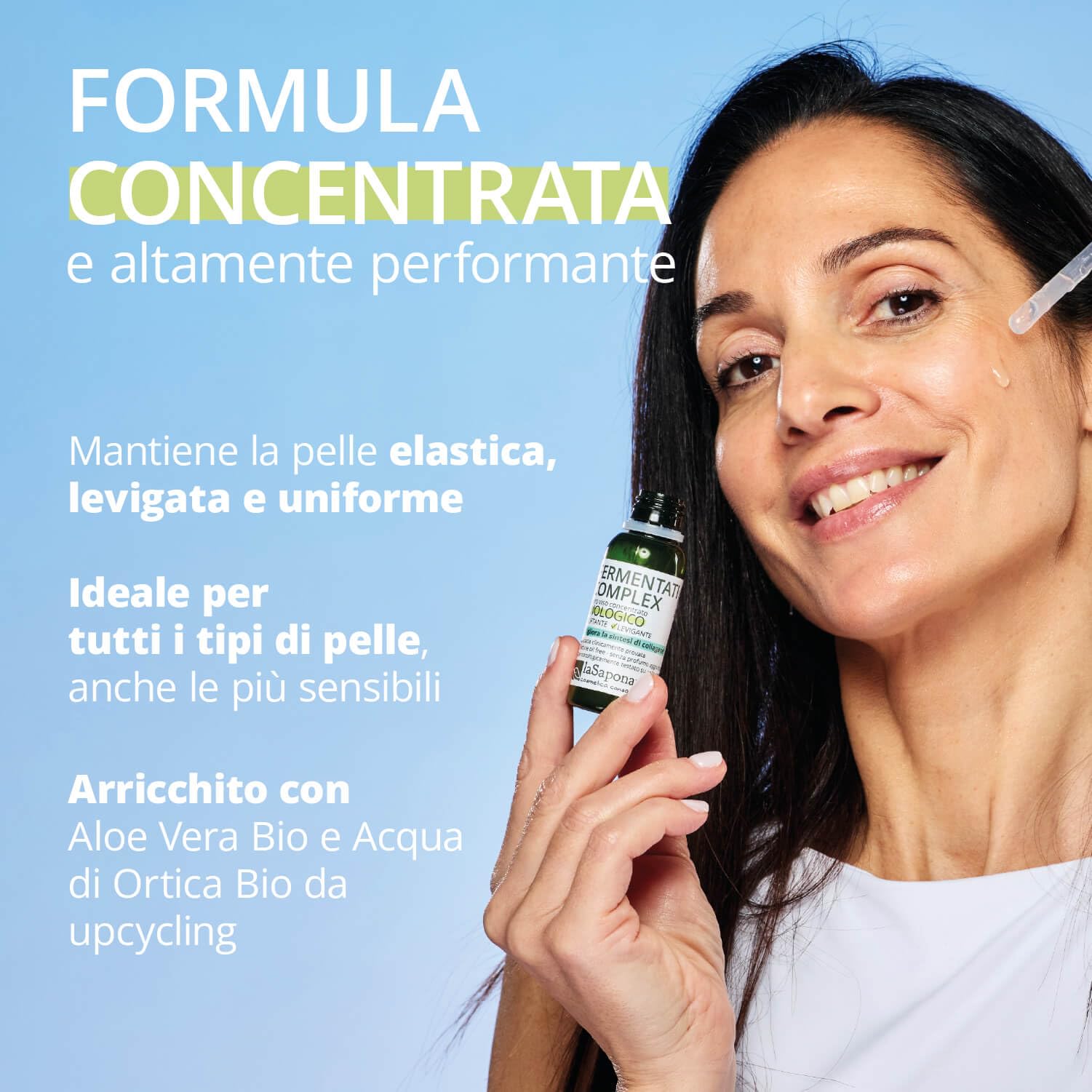 La Saponaria Ecofermentato Attivatore Siero Viso 30 ml