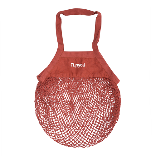 Ti.Mia Sun Bag Rossa borsa mare cotone organico