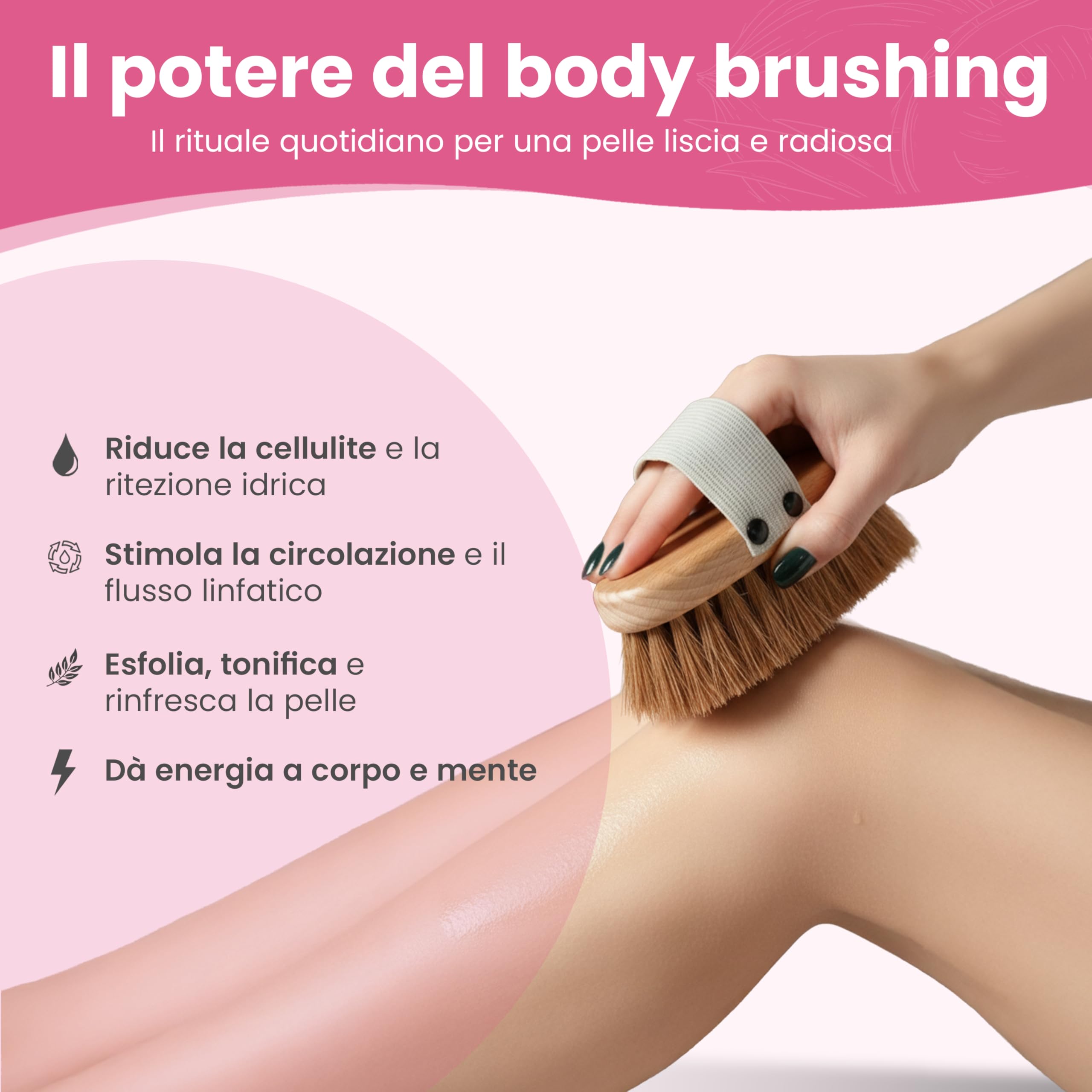 Lua Body Be Soft spazzola corpo a secco cocco drenante