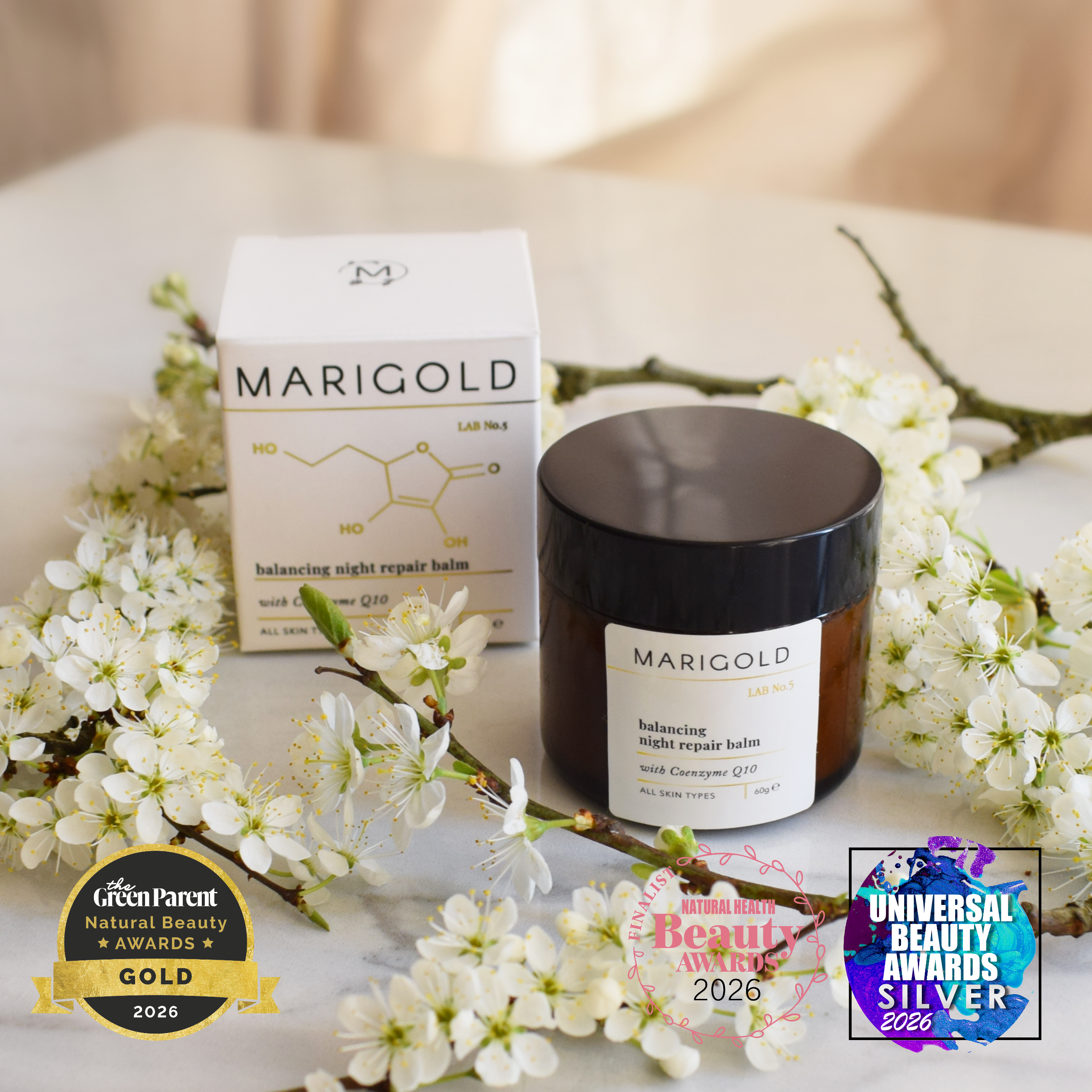 Marigold Charms Night Repair Balm crema notte riequilibrante