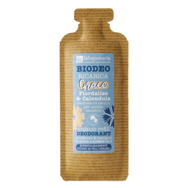 La Saponaria Grace Biodeo Ricarica deodorante 40ml pelli sensibili