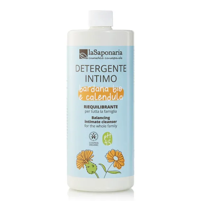LaSaponaria Detergente Intimo Bardana Calendula 1000 ml pH 4.5