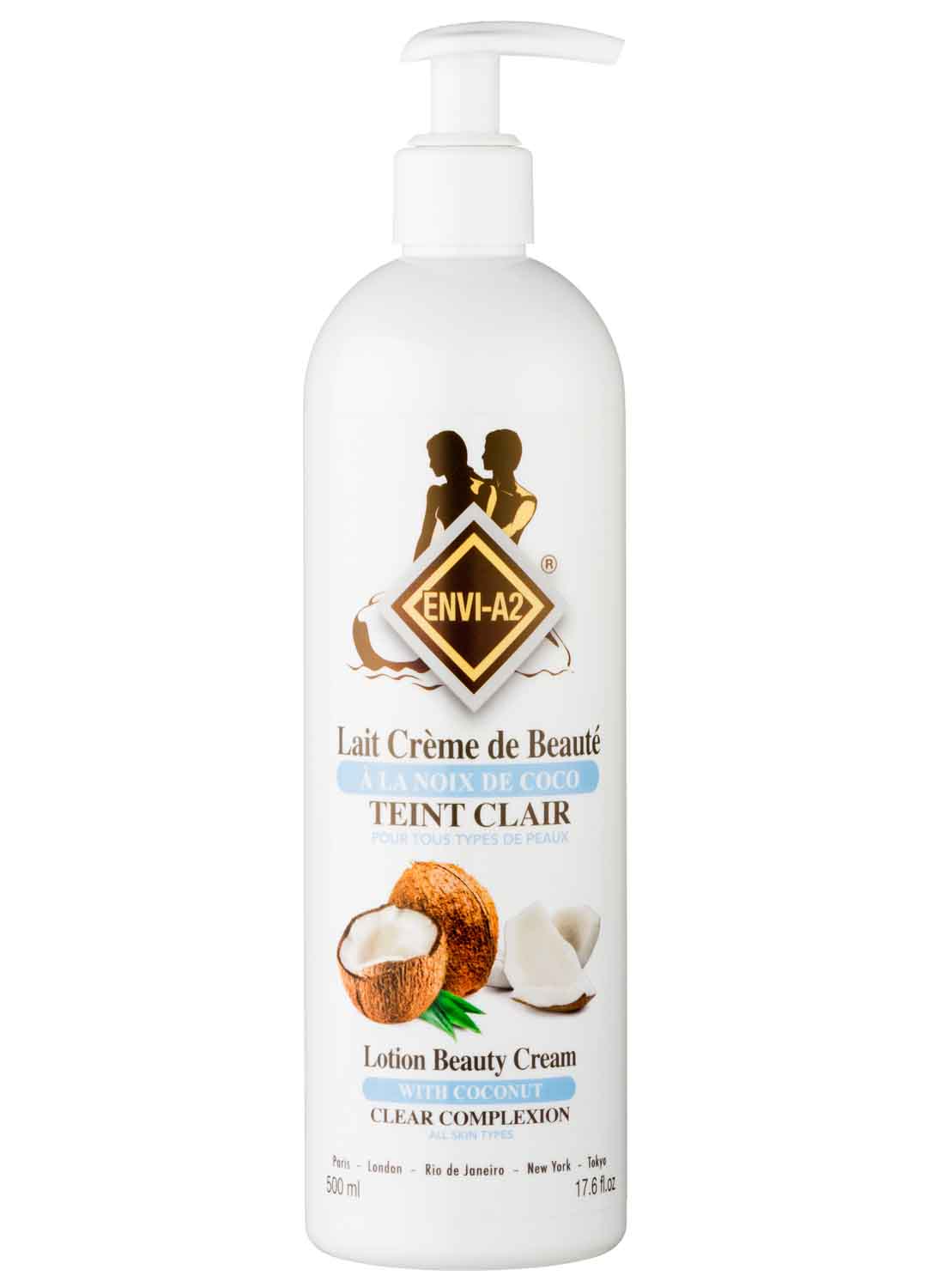 Beldam Envi A2 latte corpo schiarente cocco 500 ml