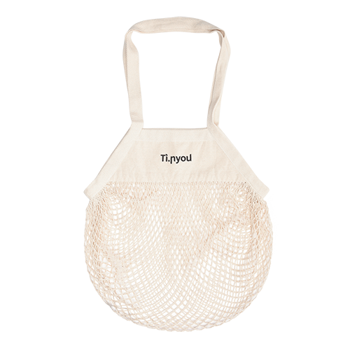 Ti.Mia Sun Bag Bianca borsa mare cotone organico