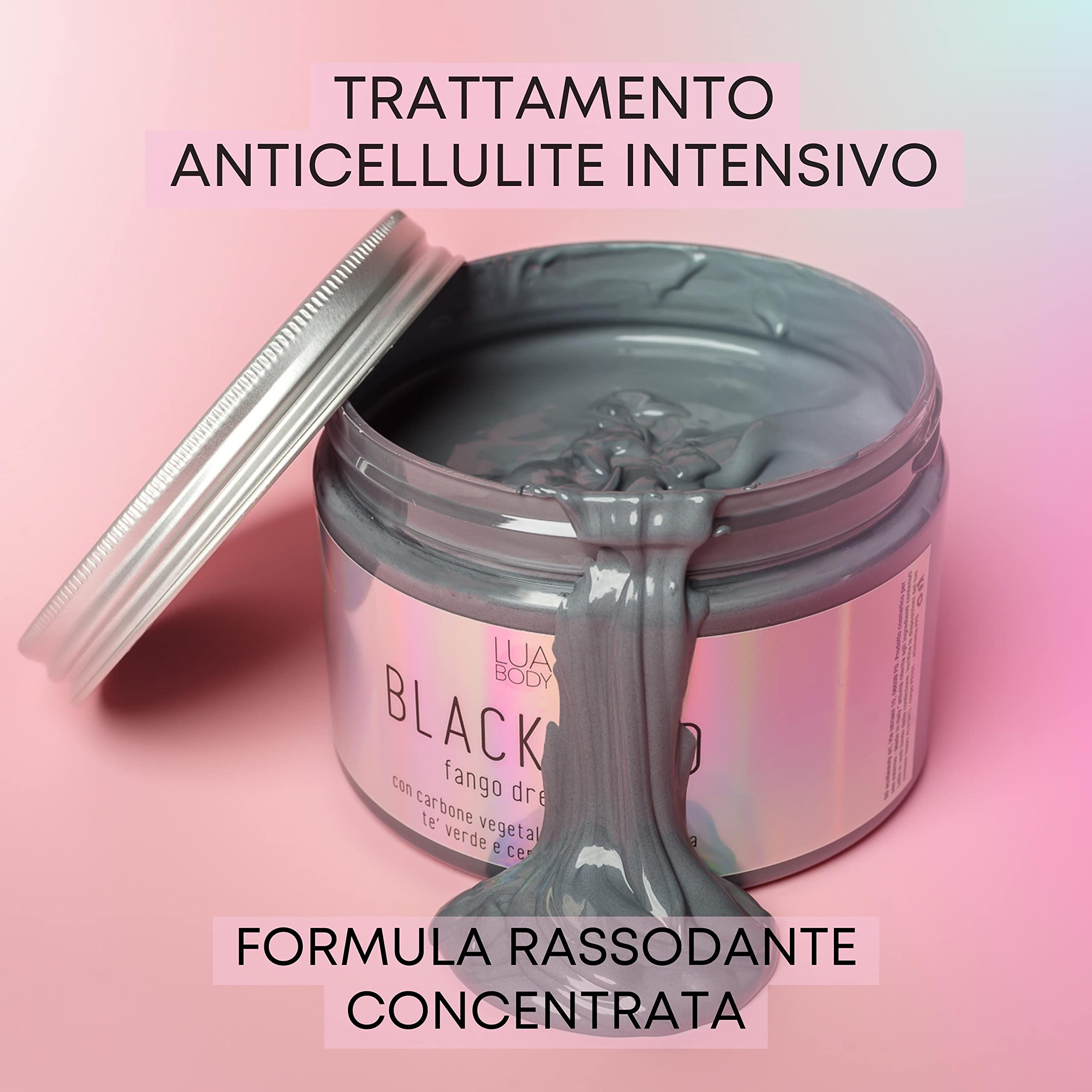 Lua Body Black Mud Fango Anticellulite 675 g drenante