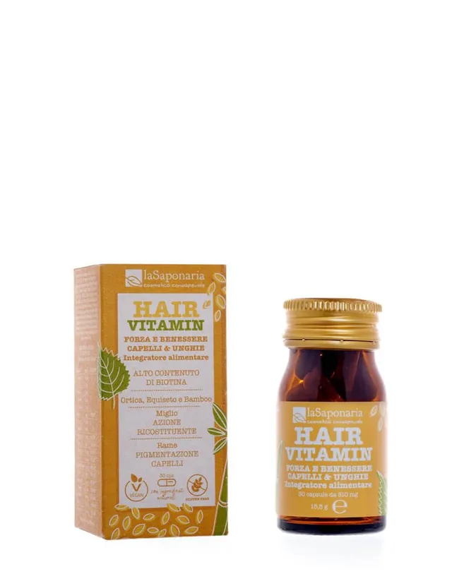 LaSaponaria Hair Vitamin integratore capelli 30 cps biotina